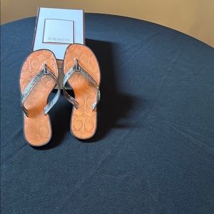Coach sandles, worn 2 times